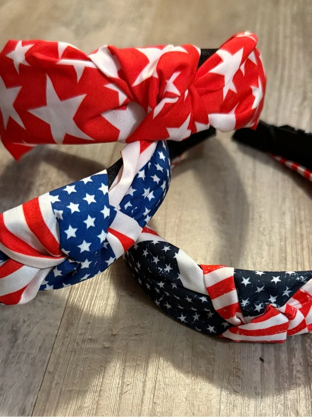 USA Patriotic Star & Flag (3) Headbands